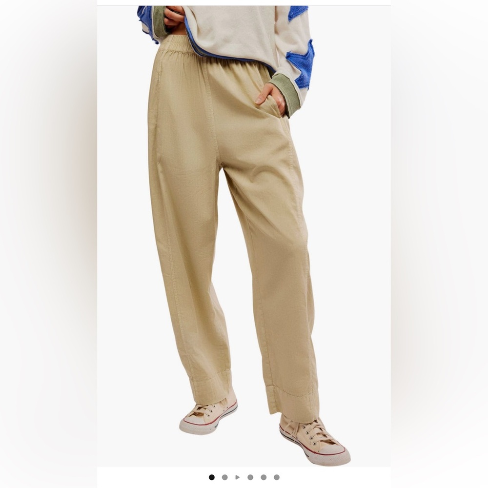 Free People Preppy Pull-On Poplin Pant